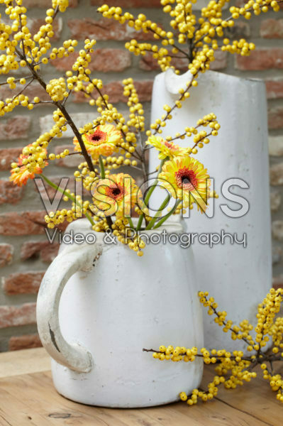 Gerbera and Ilex bouquet Gerbera and Ilex bouquet
