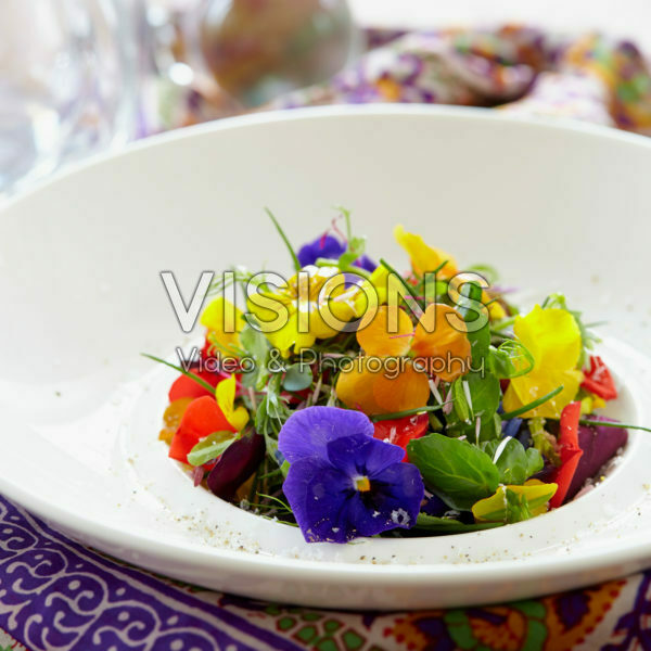 Herb-flowers salad Herb-flowers salad
