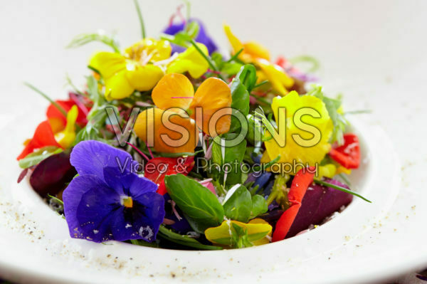 Herb-flowers salad Herb-flowers salad