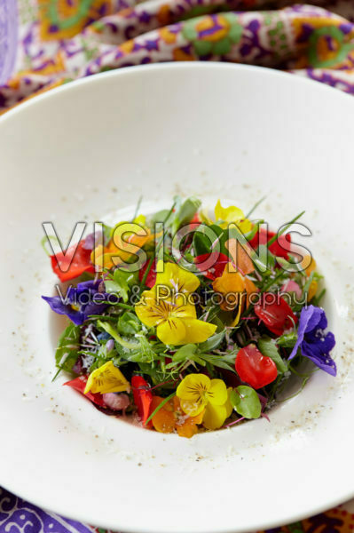 Herb-flowers salad Herb-flowers salad