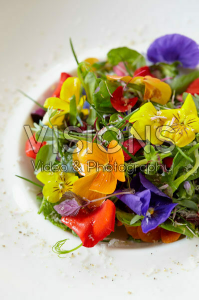 Herb-flowers salad Herb-flowers salad