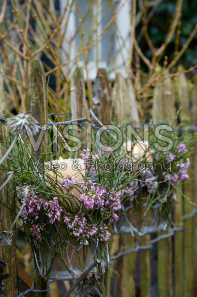 Heather candle holders Heather candle holders