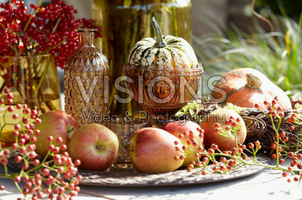 Apples, berries and pumpkins Apples, berries and pumpkins