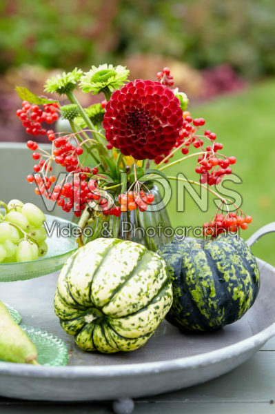 Decorative fruits and flowers Decorative fruits and flowers