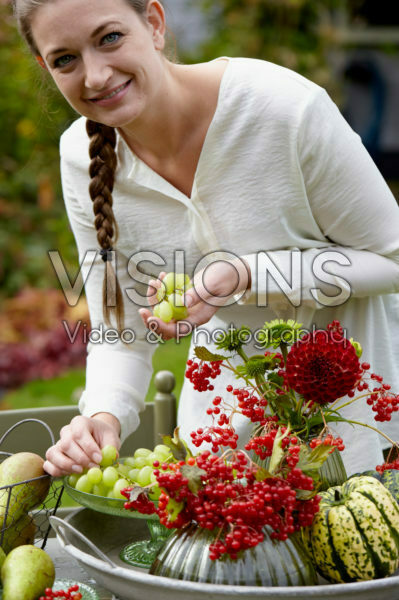 Decorative fruits and flowers Decorative fruits and flowers