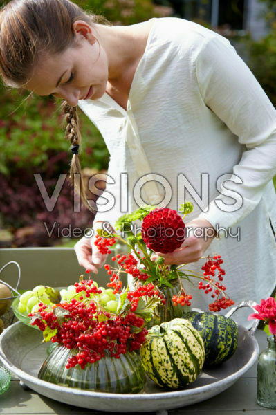 Decorative fruits and flowers Decorative fruits and flowers