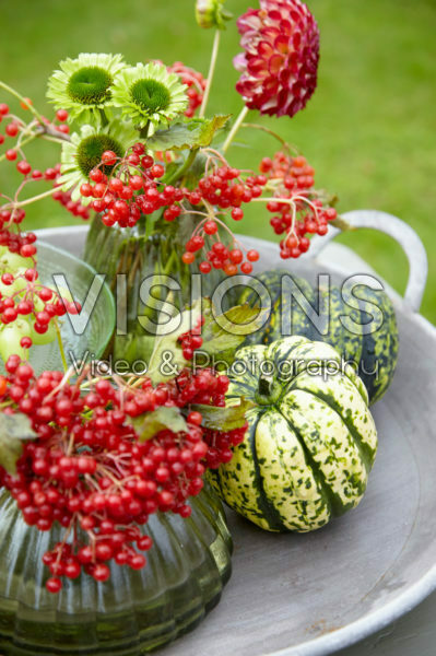 Decorative fruits and flowers Decorative fruits and flowers