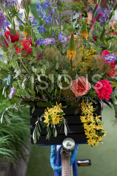 Bloemen fiets Bloemen fiets