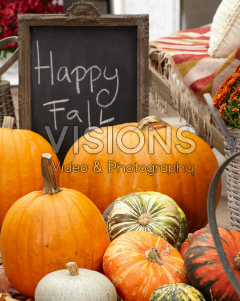 Pumpkin autumn scene Pumpkin autumn scene